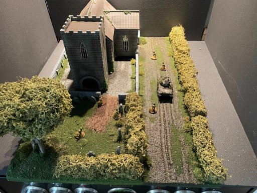 Church and Graveyard Terrain – 28mm Scale Handcrafted Church and Graveyard Terrain – 20–28mm